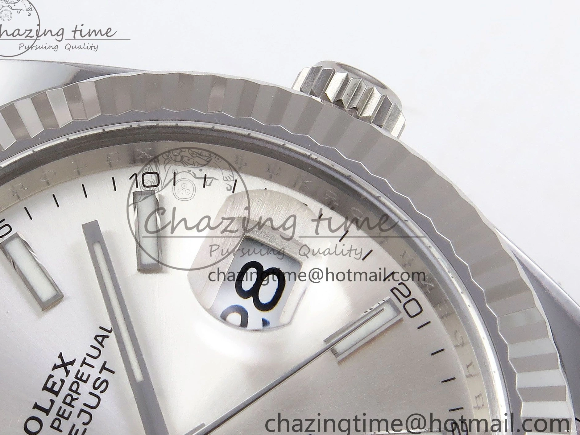 MiroTime 0331 Neat DateJust 41 126334 C+F 1:1 Best Edition 904L Steel Silver Dial on SS Jubilee Bracelet VR 1389